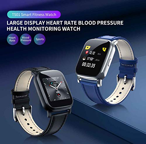 Sysmarts Sports Pedometer Smart Fitness Watch for Android and iOS Phones,Activity Tracker Step Calorie Counter with Heart Rate Monitor, Bluetooth Watches,Waterproof Smartwatch for Women and Men