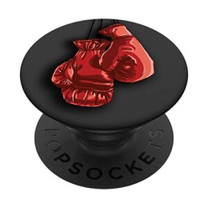 red boxing gloves boxer popsockets popgrip: swappable grip for phones & tablets