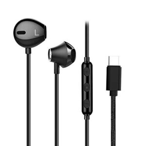 usb c headphones,type c earbuds usb c earphones with mic & volume control compatible with google pixel 3/2/xl,ipad pro 2018, oneplus 6t,huawei essential phones