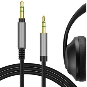 GEEKRIA Audio Cable Compatible with Bose QuietComfort SE QCSE QC45 QuietComfort35 II QC35 QC25 700ANC NC700 Cable, 2.5mm Replacement Stereo Cord (4 ft / 1.2 m)