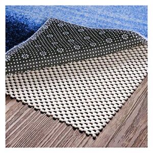 non slip area rug pad gripper - 8x10 strong grip carpet pad for area rugs and hardwood floors, provides protection and cushion