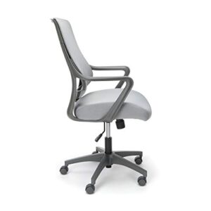 HON Basyx Helium Commercial-Grade Light Task Chair, Office, Platinum Grey