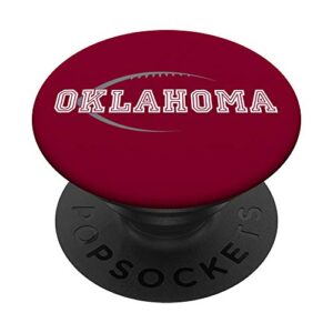 oklahoma football popsockets popgrip: swappable grip for phones & tablets