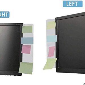 2pcs(Left & Right) Monitor memo Board,Monitor Note Holder,Monitor Side memo Board,Computer Monitors Side Panel/Memo Pads/Message Boards/Sticky Boards for Computer Screen