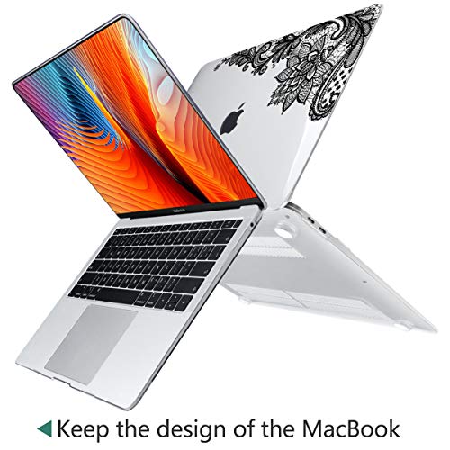 TwoL Case for MacBook Pro 16 inch 2019 2020, Ultra Slim Hard Shell Case and Keyboard Cover Screen Protector for New MacBook Pro 16 inch A2141 Fashion Lace