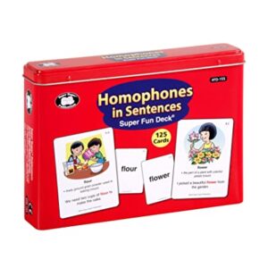 Super Duper Publications | Homophones in Sentences Flash Cards Fun Deck | Educational Learning Resource for Children