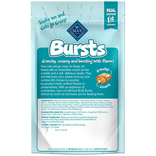 Blue Buffalo Bursts Feline Seafood Flavour Cat Treats, 2 oz.