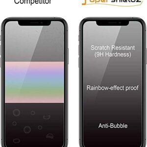 (2 Pack) Supershieldz Anti-Glare (Matte) Screen Protector Designed for iPhone 11 Pro Max and iPhone XS Max (6.5 inch) [Tempered Glass] Anti Fingerprint, Anti Scratch, Bubble Free