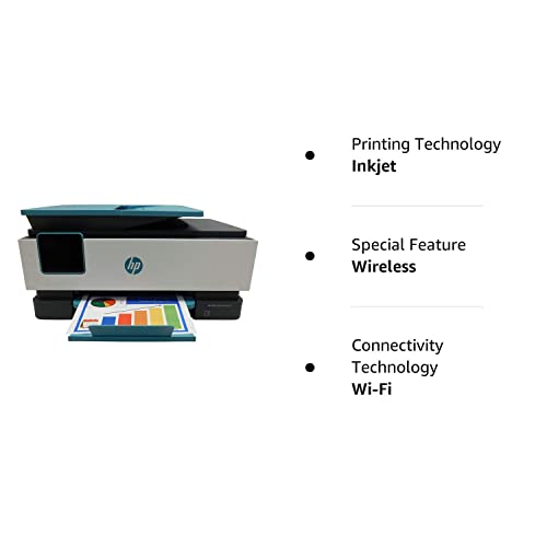 HP Officejet Pro 8028 All-in-One Printer, Scan, Copy, Fax, Wi-Fi and Cloud-Based Wireless Printing (3UC64A)