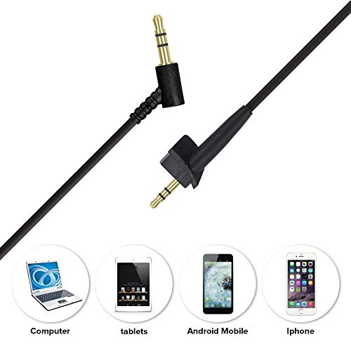 Sqrmekoko Replacement Headphone Extension Audio Cable Line for Bose AE2 AE2i Headsets
