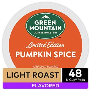 Green Mountain Pumpkin Spice Flavor Coffee, Keurig K-Cups, 48 Count