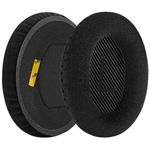 Geekria Comfort Velour Replacement Ear Pads for Bose QCSE QC45, QC35, QC35 ii, QC35 ii Gaming, QC15 QC25, AE2, AE2i, AE2w, SoundTrue, SoundLink AE, Headphones Earpads/Ear Cushion