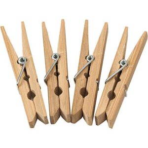 regular bamboo clothespins - 48 pack