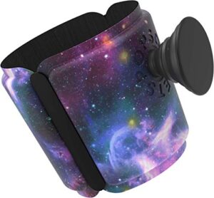 popsockets popthirst cup sleeve, drink holder, koozie - blue nebula