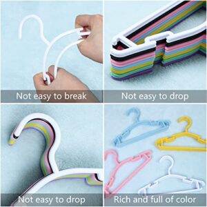 Kids Hangers Baby Hangers Childrens Multicolor Plastic Infant Hangers Toddler Hangers 60 Pack