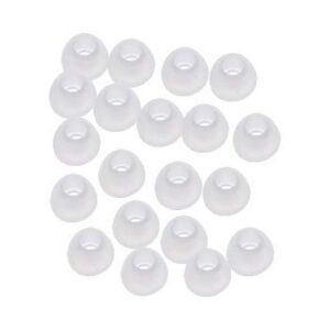 earbudz 10 pairs silicone small replacement earbud ear tips (clear)