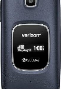 Kyocera Cadence LTE S2720 Flip phone 4G- Blue (Verizon Wireless Prepaid) Renewed