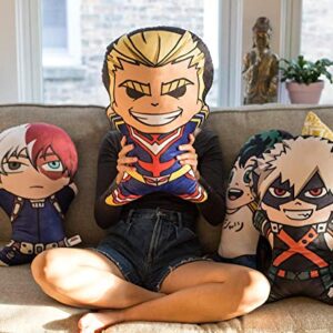 Official My Hero Academia Character Pillow - 20-Inch All Might Doll Body Replica - Gift for Friends, Family, and Fans - Bed, Couch, Room Decoration - Soft Throw Cushion - Licensed Merchandise