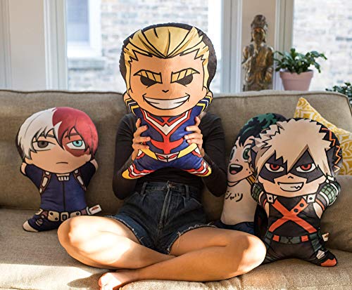 Official My Hero Academia Character Pillow - 20-Inch All Might Doll Body Replica - Gift for Friends, Family, and Fans - Bed, Couch, Room Decoration - Soft Throw Cushion - Licensed Merchandise