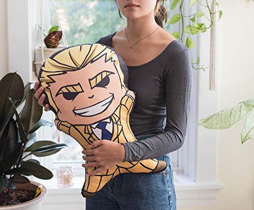 Official My Hero Academia Character Pillow - 20-Inch All Might Doll Body Replica - Gift for Friends, Family, and Fans - Bed, Couch, Room Decoration - Soft Throw Cushion - Licensed Merchandise