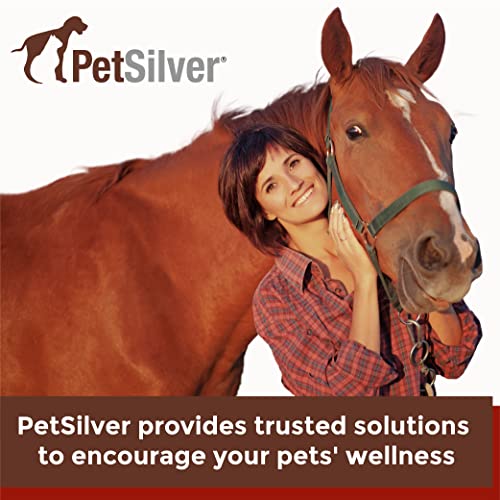 PetSilver Eye Wash Drops for Dogs and Cats with Chelated Silver, Made in USA, Natural Eye Solution, Relief for Inflammation & Eye Irritation, Easy to Apply, 4 fl oz