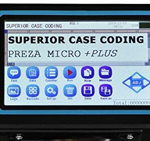 Preza Micro + Plus SPW Portable Handheld Inkjet Printer, Handheld Inkjet Coder, Inkjet Coding Machine, Date Coding Machine, Handheld Date Coder USA