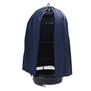 alfie pet - ridley bird classic round dome cage cover - color: navy