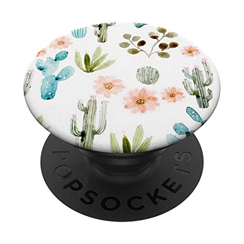 Cactus Pop Mount Socket Desert Plant and Flowers PopSockets PopGrip: Swappable Grip for Phones & Tablets