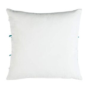 Safavieh Billi 20-inch Beige and Teal Decorative Throw Pillow