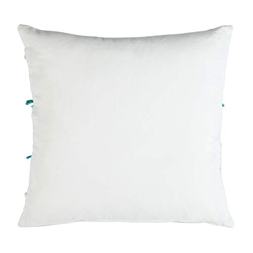 Safavieh Billi 20-inch Beige and Teal Decorative Throw Pillow