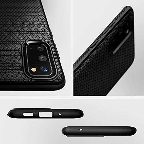 Spigen Liquid Air Armor Designed for Samsung Galaxy S20 Case (2020) - Matte Black