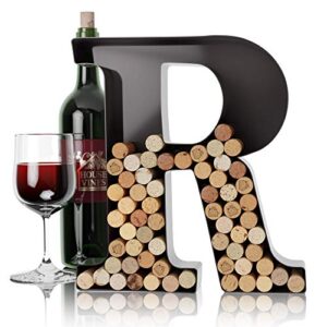 wine letter cork holder art wall décor ~ metal letter wine cork holder monogram ~ individual wine letter cork holders a thru z ~ gifts for wine lovers ~ by housevines (r)