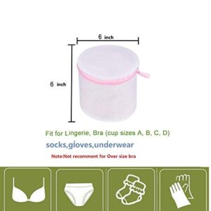 Julytech Mesh Bra Laundry Wash Bag for Blouse, Hosiery, Stocking, Underwear, Bra and Lingerie, Travel. Delicates Robust (2Pack Bra Bag)