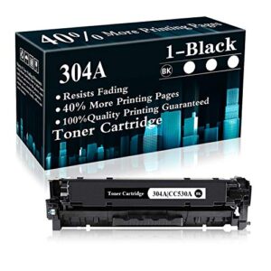 1 pack 304a | cc530a remanufactured toner cartridge replacement for hp color laserjet pro cp2025 cp2025n cp2025dn cp2025x cm2320n mfp cm2320fxi mfp cm2320nf mfp printer,sold by topink