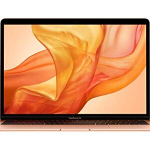 2019 Apple MacBook Air with 1.6GHz Intel Core i5 (13-inch, 8GB RAM, 128GB SSD Storage) Gold (Renewed)