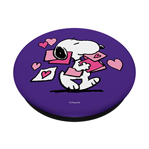 Peanuts Valentines Letter Snoopy PopSockets PopGrip: Swappable Grip for Phones & Tablets