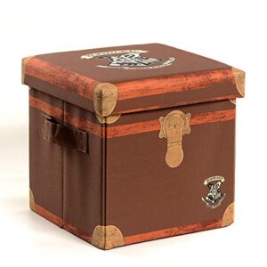 seven times six harry potter hogwarts storage bin with lid 10" x 10" x 10"