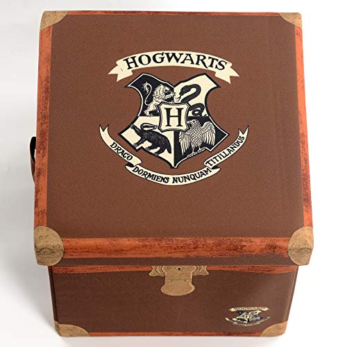 Seven Times Six Harry Potter Hogwarts Storage Bin with Lid 10" X 10" X 10"