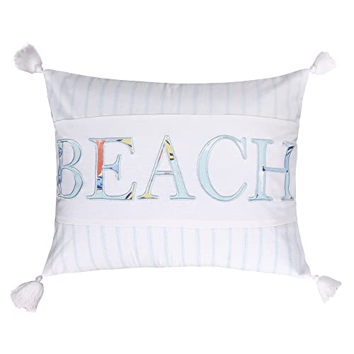 Levtex Home - Sancti Petri - Decorative Pillow (14X18in.) - Beach - Blue and White