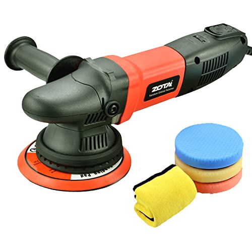 ZOTA Buffer Polisher, 15mm Long-Throw Orbital Polisher, 6-inch Dual Action Polisher 850w Polisher for Car Detailing with Variable Speed Soft Start-RP1506