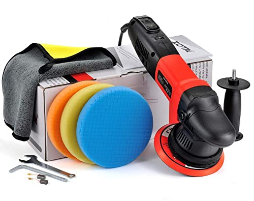 ZOTA Buffer Polisher, 15mm Long-Throw Orbital Polisher, 6-inch Dual Action Polisher 850w Polisher for Car Detailing with Variable Speed Soft Start-RP1506