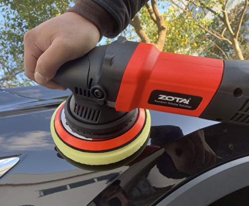 ZOTA Buffer Polisher, 15mm Long-Throw Orbital Polisher, 6-inch Dual Action Polisher 850w Polisher for Car Detailing with Variable Speed Soft Start-RP1506