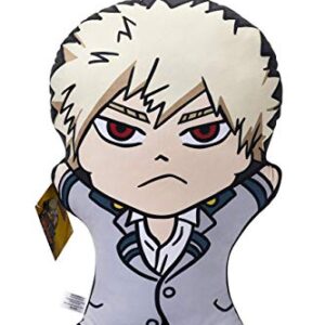 Official My Hero Academia Character Pillow - 20-Inch Katsuki Bakugo Doll Body Replica - Gift for Friends, Family, and Fans - Bed, Couch, Room Decoration - Soft Throw Cushion - Licensed Merchandise