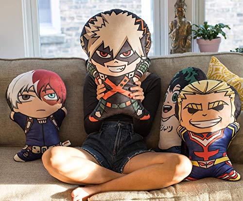 Official My Hero Academia Character Pillow - 20-Inch Katsuki Bakugo Doll Body Replica - Gift for Friends, Family, and Fans - Bed, Couch, Room Decoration - Soft Throw Cushion - Licensed Merchandise