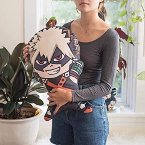 Official My Hero Academia Character Pillow - 20-Inch Katsuki Bakugo Doll Body Replica - Gift for Friends, Family, and Fans - Bed, Couch, Room Decoration - Soft Throw Cushion - Licensed Merchandise