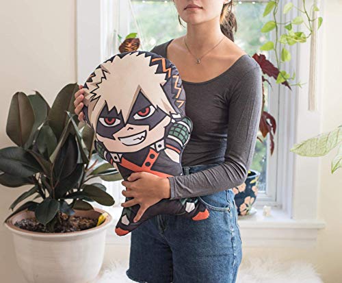 Official My Hero Academia Character Pillow - 20-Inch Katsuki Bakugo Doll Body Replica - Gift for Friends, Family, and Fans - Bed, Couch, Room Decoration - Soft Throw Cushion - Licensed Merchandise