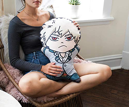 Official My Hero Academia Character Pillow - 20-Inch Katsuki Bakugo Doll Body Replica - Gift for Friends, Family, and Fans - Bed, Couch, Room Decoration - Soft Throw Cushion - Licensed Merchandise