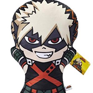Official My Hero Academia Character Pillow - 20-Inch Katsuki Bakugo Doll Body Replica - Gift for Friends, Family, and Fans - Bed, Couch, Room Decoration - Soft Throw Cushion - Licensed Merchandise