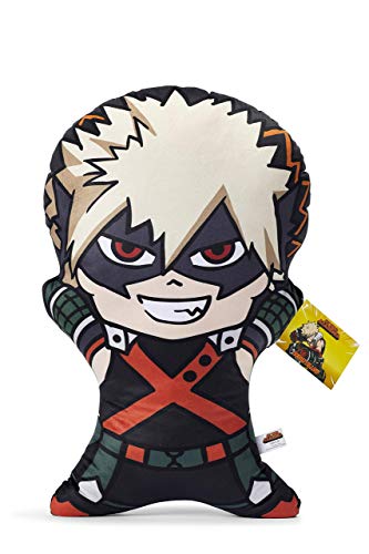 Official My Hero Academia Character Pillow - 20-Inch Katsuki Bakugo Doll Body Replica - Gift for Friends, Family, and Fans - Bed, Couch, Room Decoration - Soft Throw Cushion - Licensed Merchandise