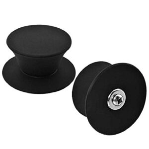 Pot Lid Knob Silicone Universal Pot Lid Cover Knob Handle Kitchen Cookware Lid Replacement 2 Pcs